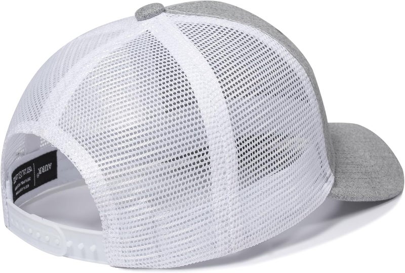AURR American Flag Trucker Hat, Patriotic Baseball Cap for Men & Women, Breathable Mesh Adjustable Snapback, USA Flag Patch - Image 5